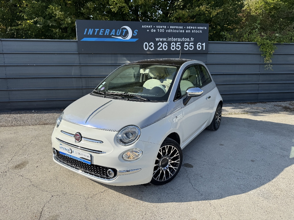 FIAT – 500 – Berline – Essence sans plomb – Blanc