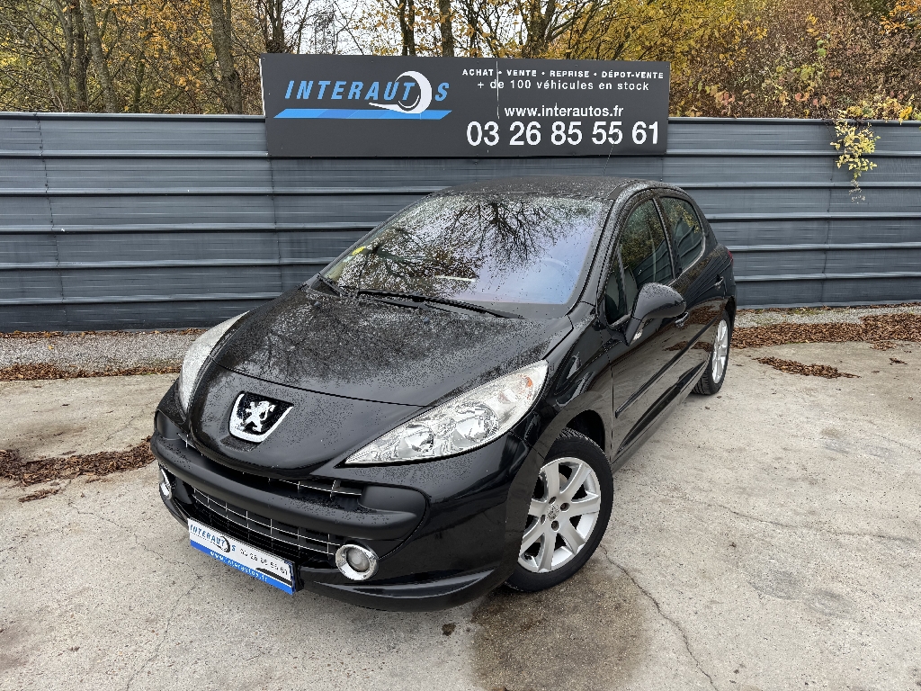 PEUGEOT – 207 – Berline – Essence sans plomb – Noir